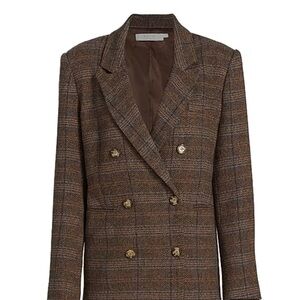 ASTR Plaid Boyfriend Blazer